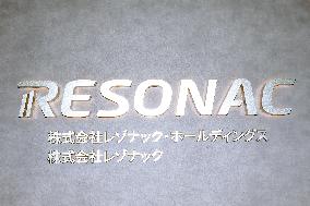 Resonac Holdings signboard and logo